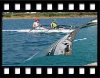 Nautical Athletic Sports Club of Souda Presents :: Rowing at the wonderfoul Souda Bay Chania Crete Island 