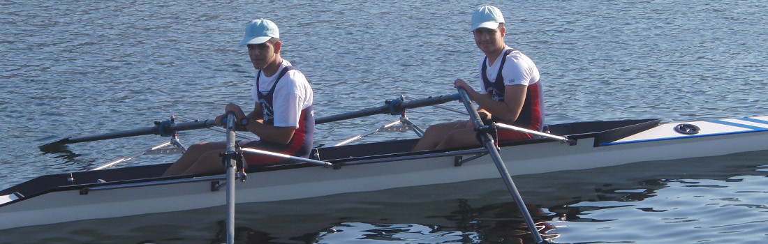 Marios & Andreas double skiff with good placings in the final of the  National Development championships .
