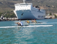 Nautical Athletic Sports Club of Souda :: Rowing in Souda 2011